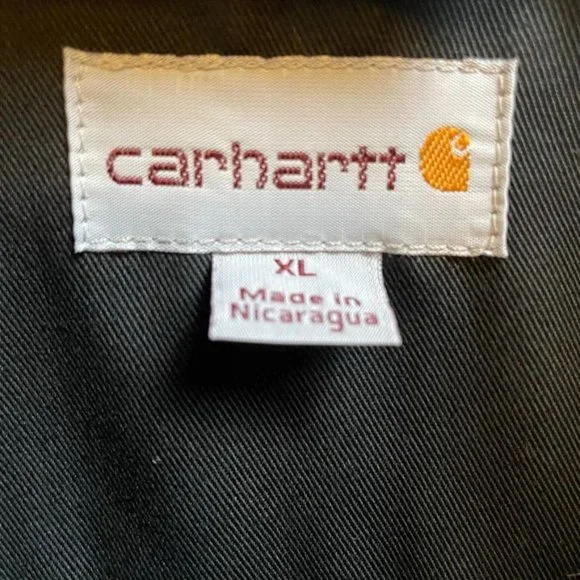 Mens Carhartt Amador Colab Shirt Black Button Down Size XL u New With Tags - Picture 14 of 14